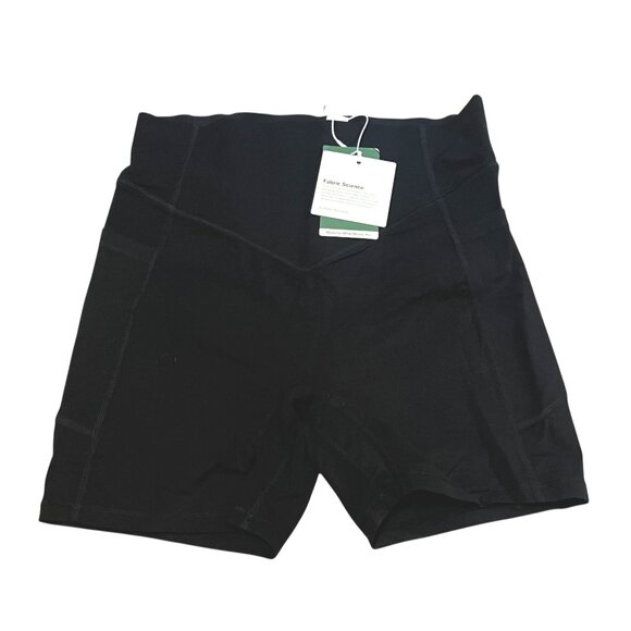 Halara UltraSculpt Tummy Control Scrunch Butt Lift Biker Shorts Sz XS Womens Bla - Picture 6 of 13